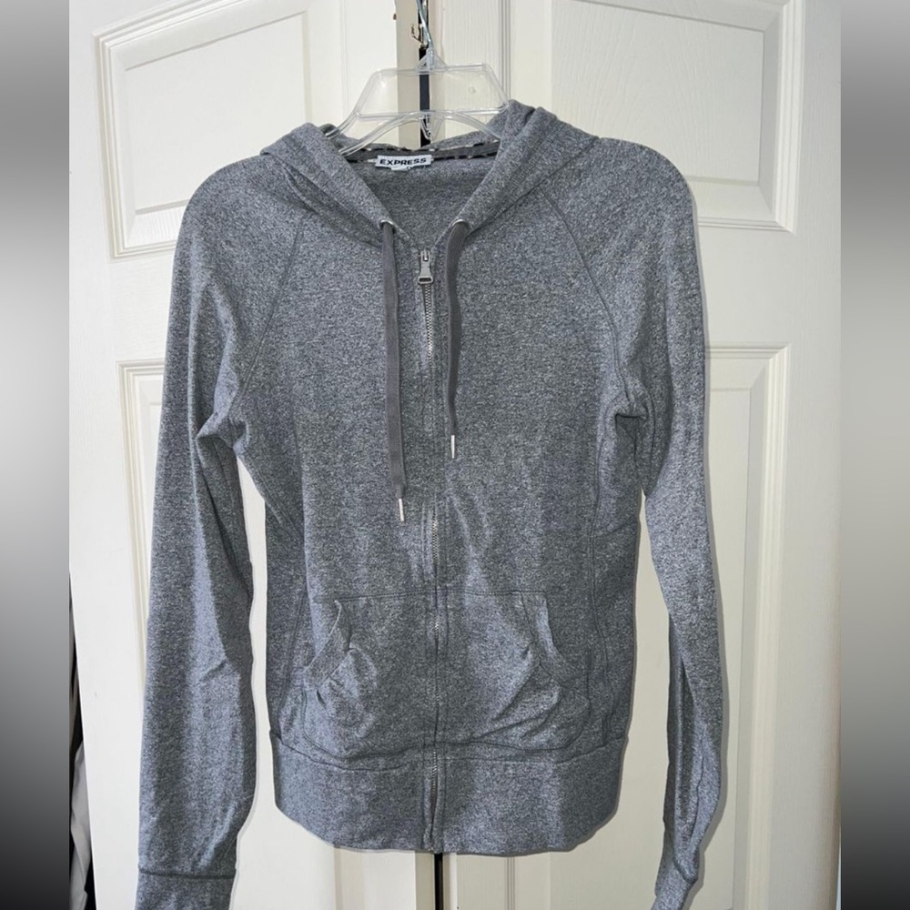 Express gray sporty hoodie